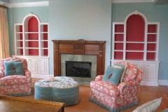 Custom-bookcases-fireplace-Philadelphia