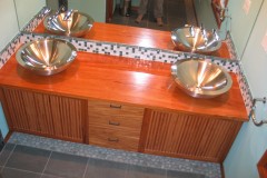 Teak-vanity-counter-top