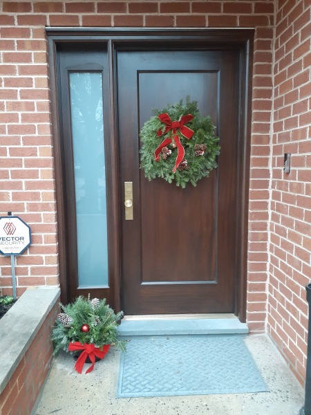 Custom-Mahogany-front-door-with-sidelite