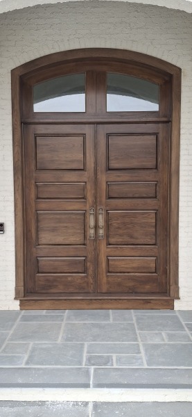 Oak-entry-door