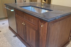 Custom-made-walnut-island-sink