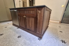 Custom-made-walnut-island