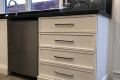 White-custom-kitchen-dishwasher
